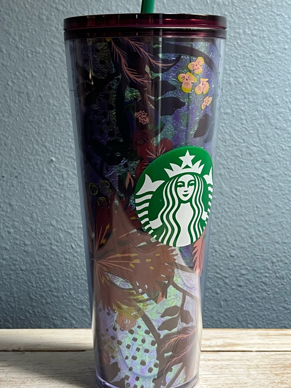 2021 Starbucks Iridescent Floral Tumbler - Rising Floral 24oz Cold Cup